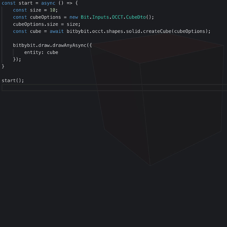 Parametric Cube script details