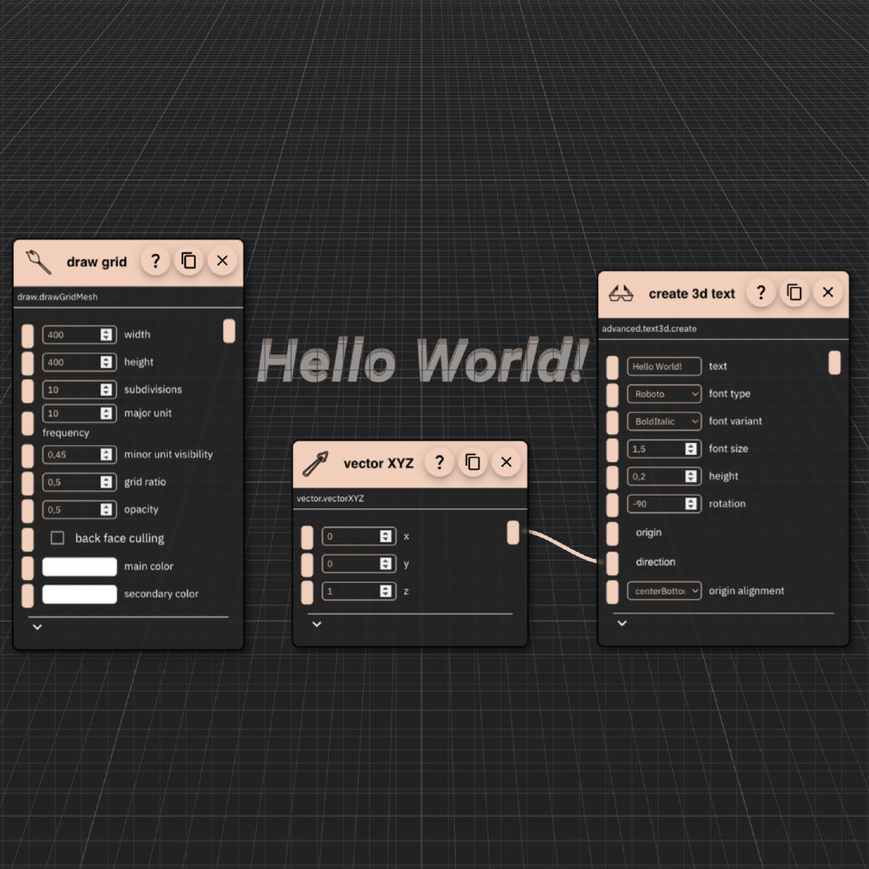 Hello World Demo script details