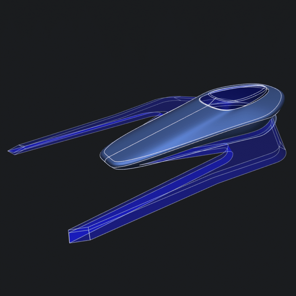 Import STEP Spaceship Example picture