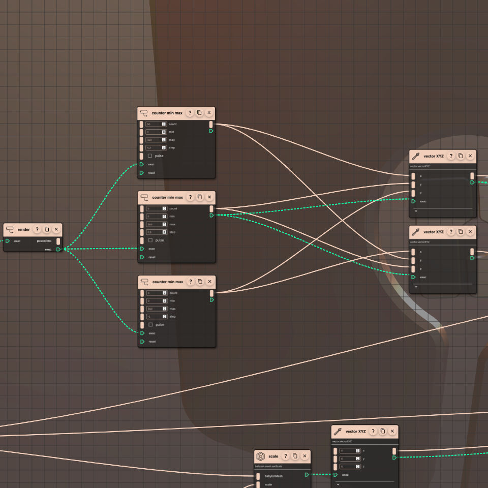 Bitbybit 3D Logos Spinning script details