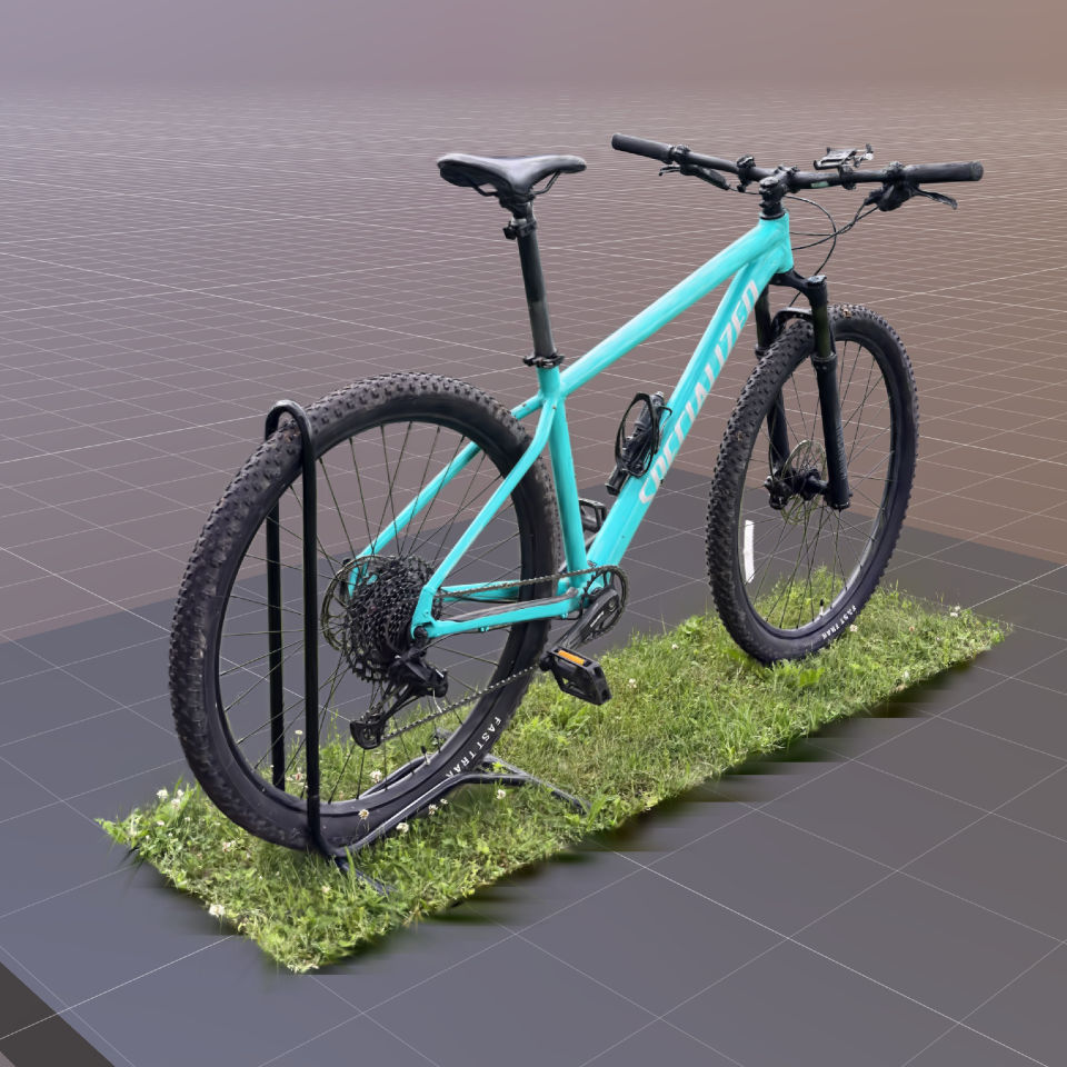 3D Bike Animation Gaussian Splatting script details