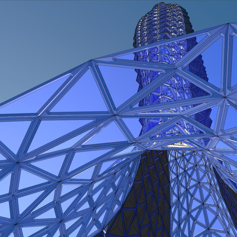 Parametric Structural Tower Facade picture