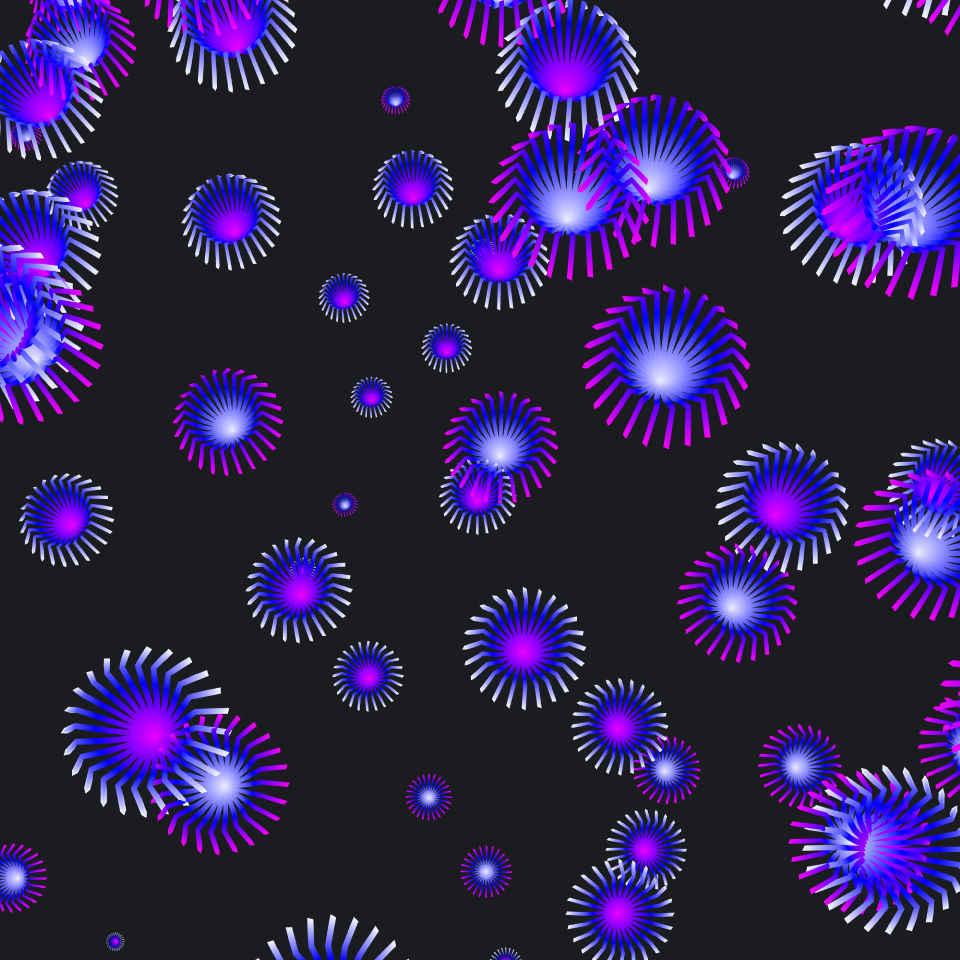 3D Field Of AI Flowers script details