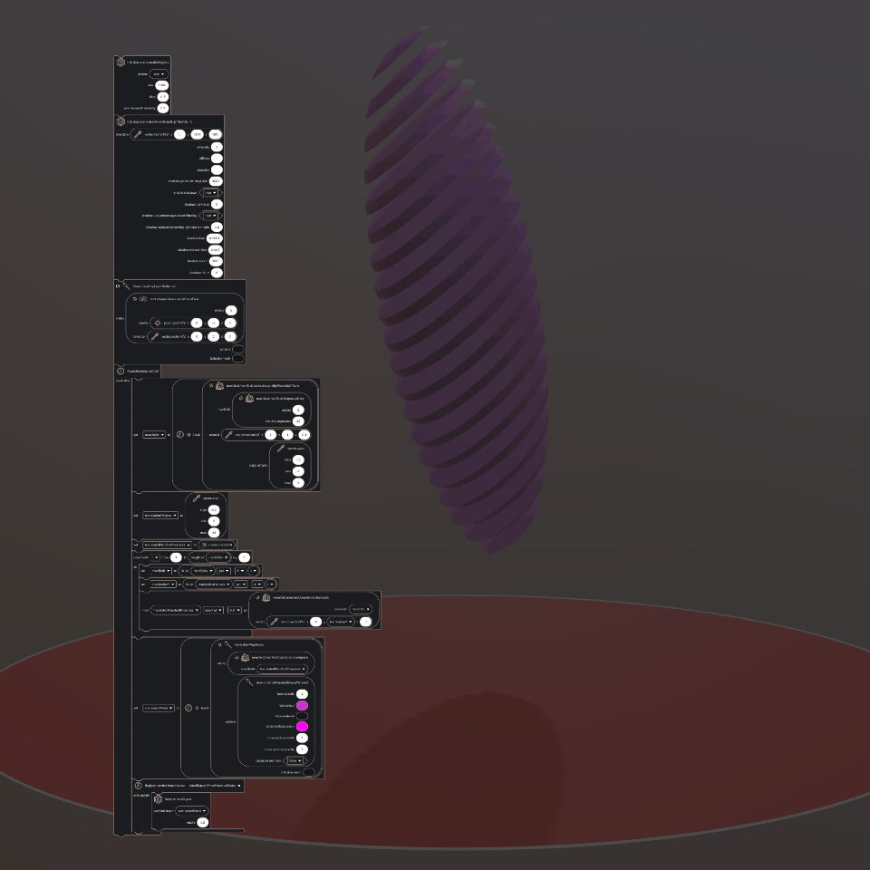 Blockly Sliced Mesh Example script details