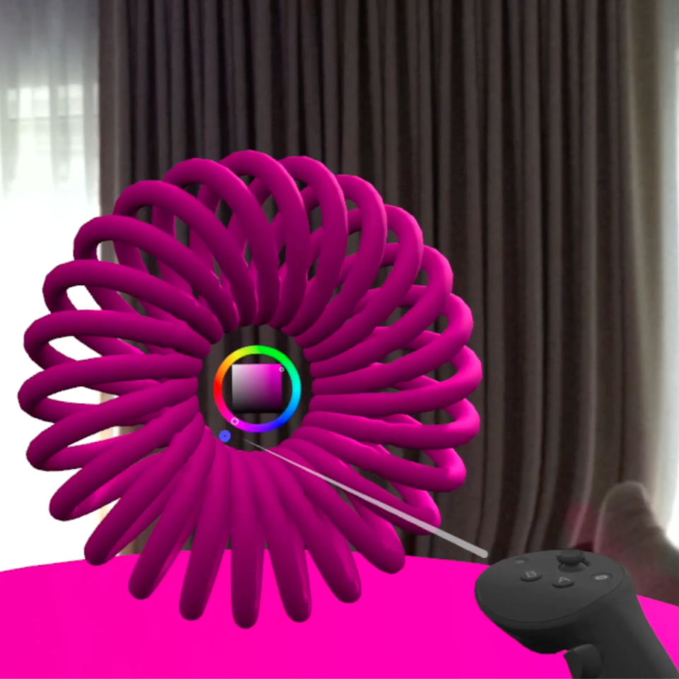 WebXR GUI Experiment picture