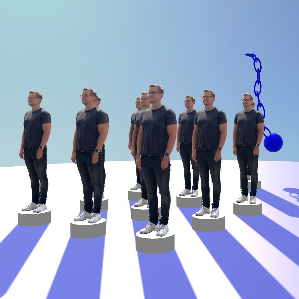 3D Human Bowling Pins Gaussian Splatting picture