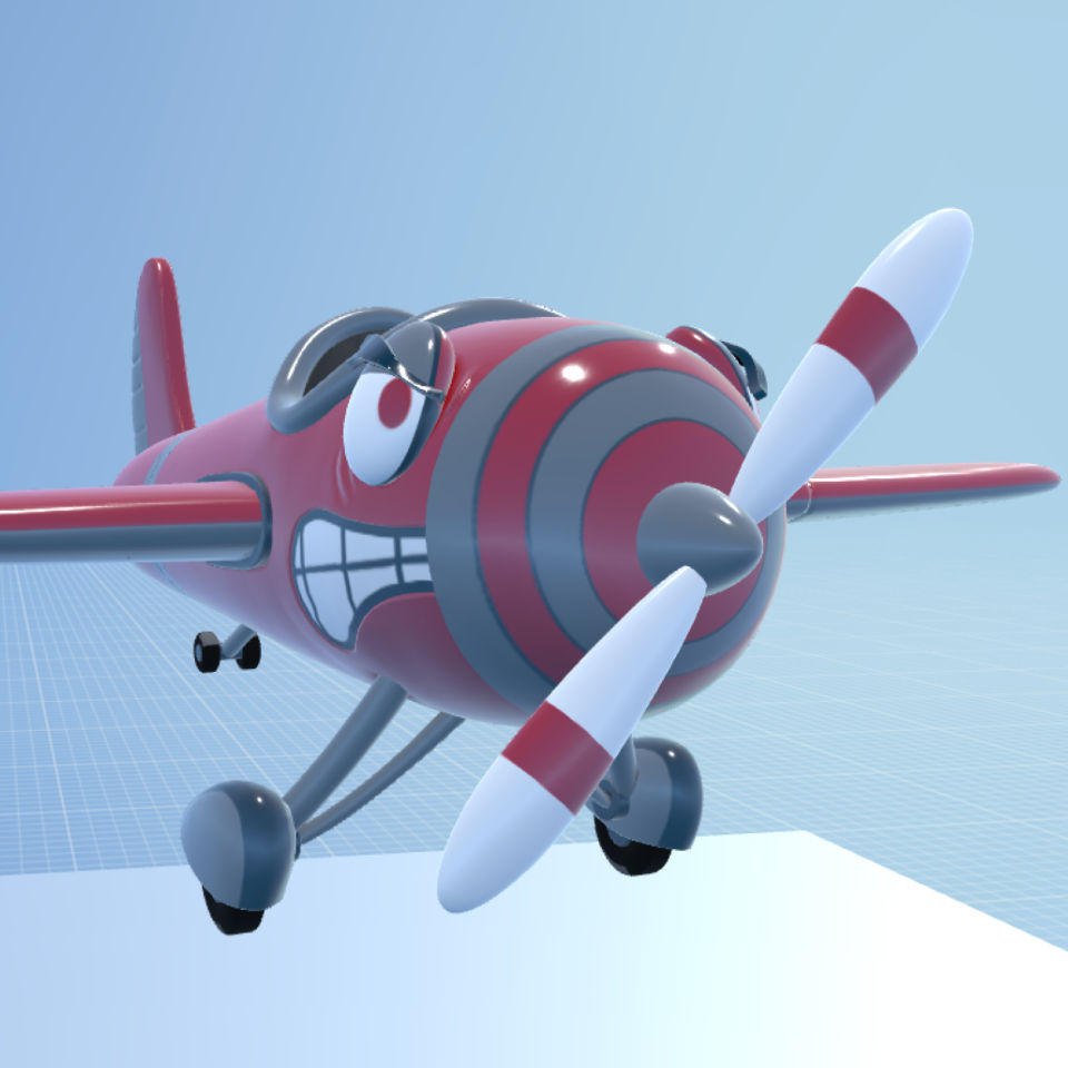 Animated Plane - 3rd party asset picture