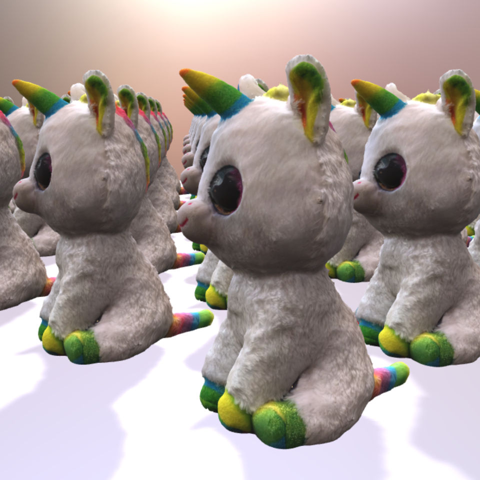 Unicorn Luma AI 3D Scan Asset picture