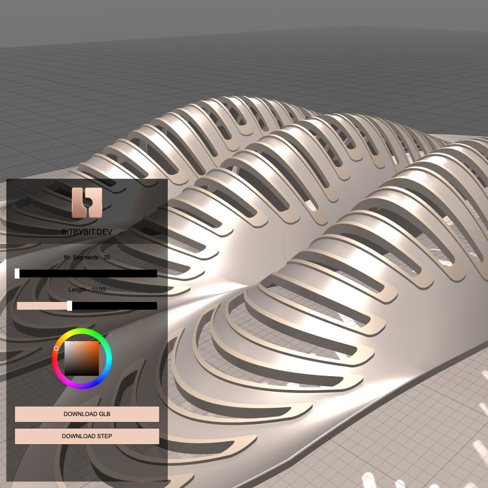 GUI in Rete For Parametric Geometry script details