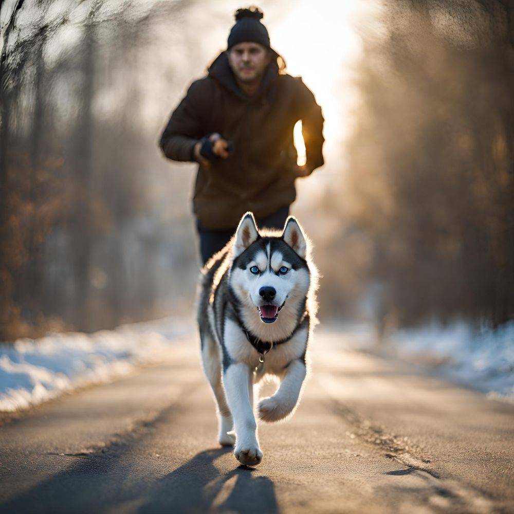 tailored exercise for a spirited siberian husky