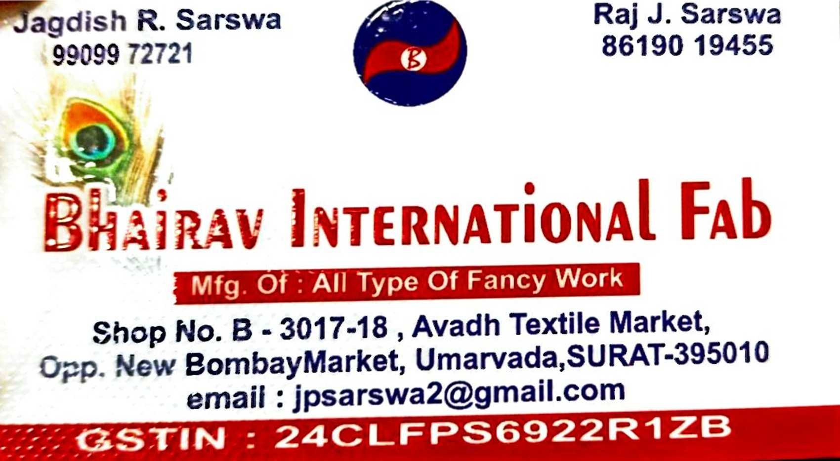Bhairav International fab Wholesale manufacturer in Avadh