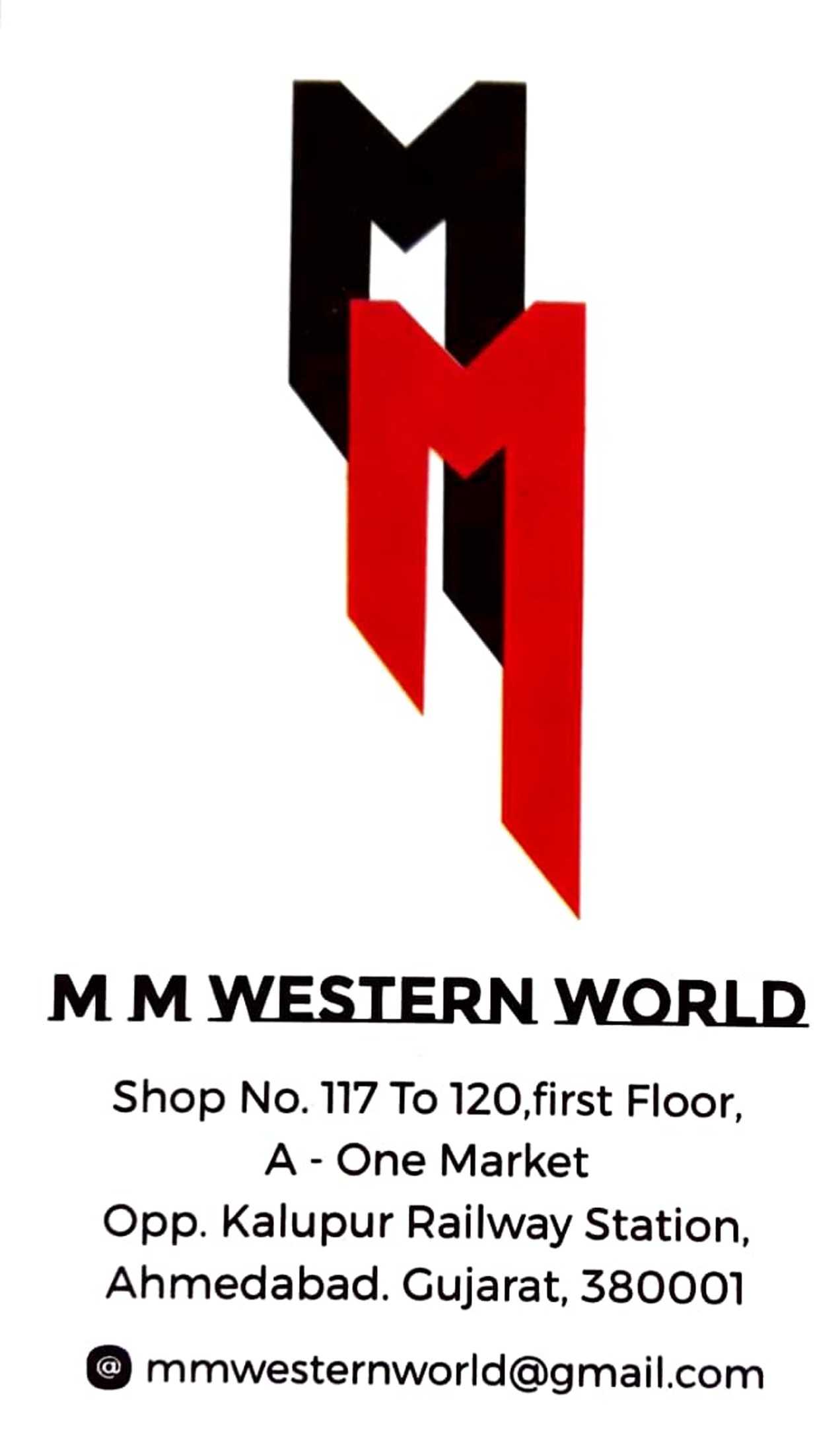 MM Western World Wholesale manufacturer in Ahmedabad