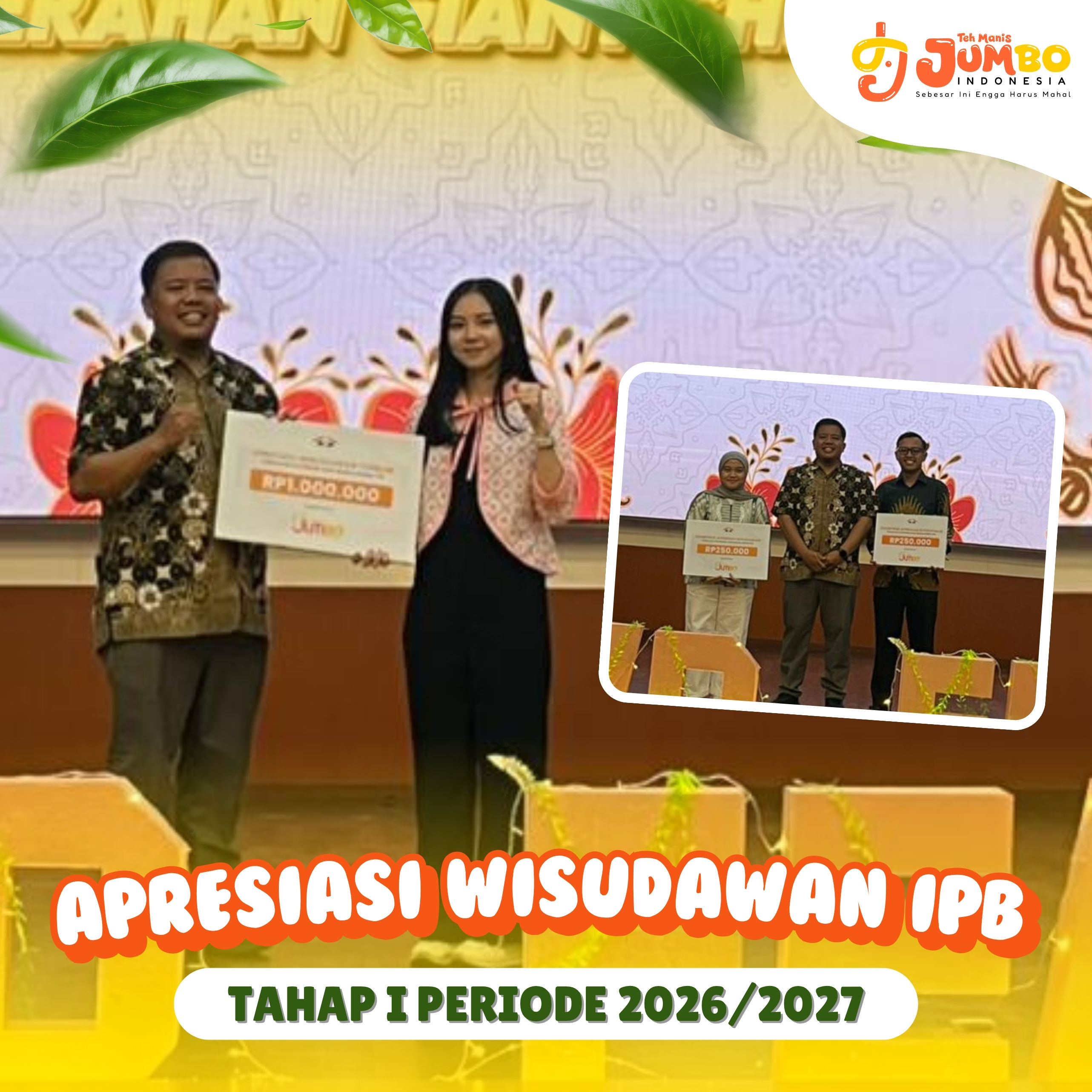 Apresiasi Wisudawan IPB Tahap I Periode 2026/2027