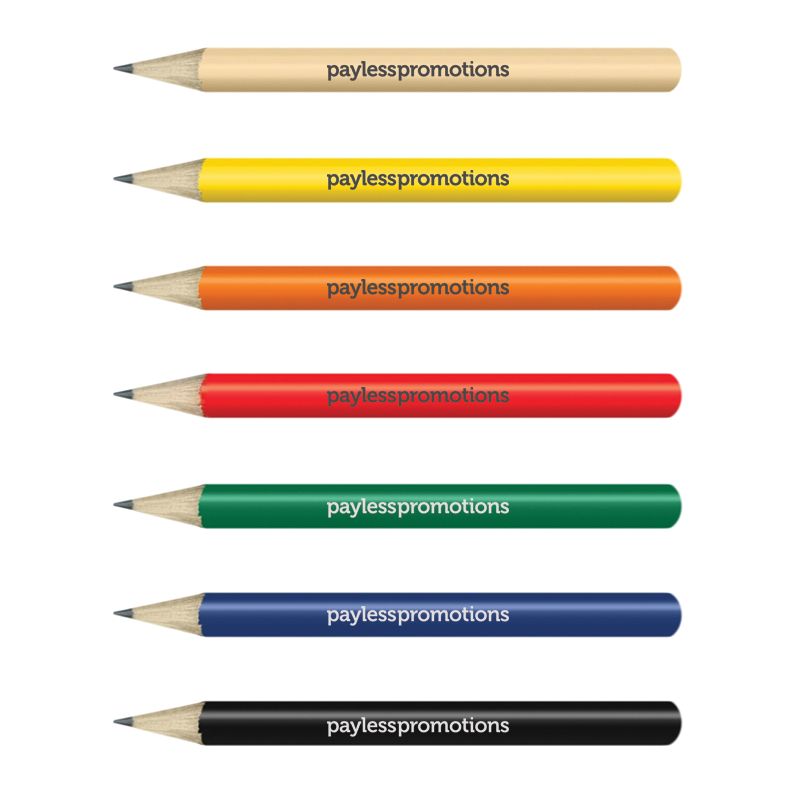 Custom 100437 HB Mini Grey Lead Pencils