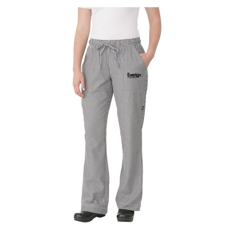 Branded WBAW Small Check Ladies Chefs Pants