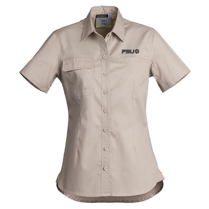 Custom ZWL120 Ladies Lightweight Tradie Work Wear Shirts