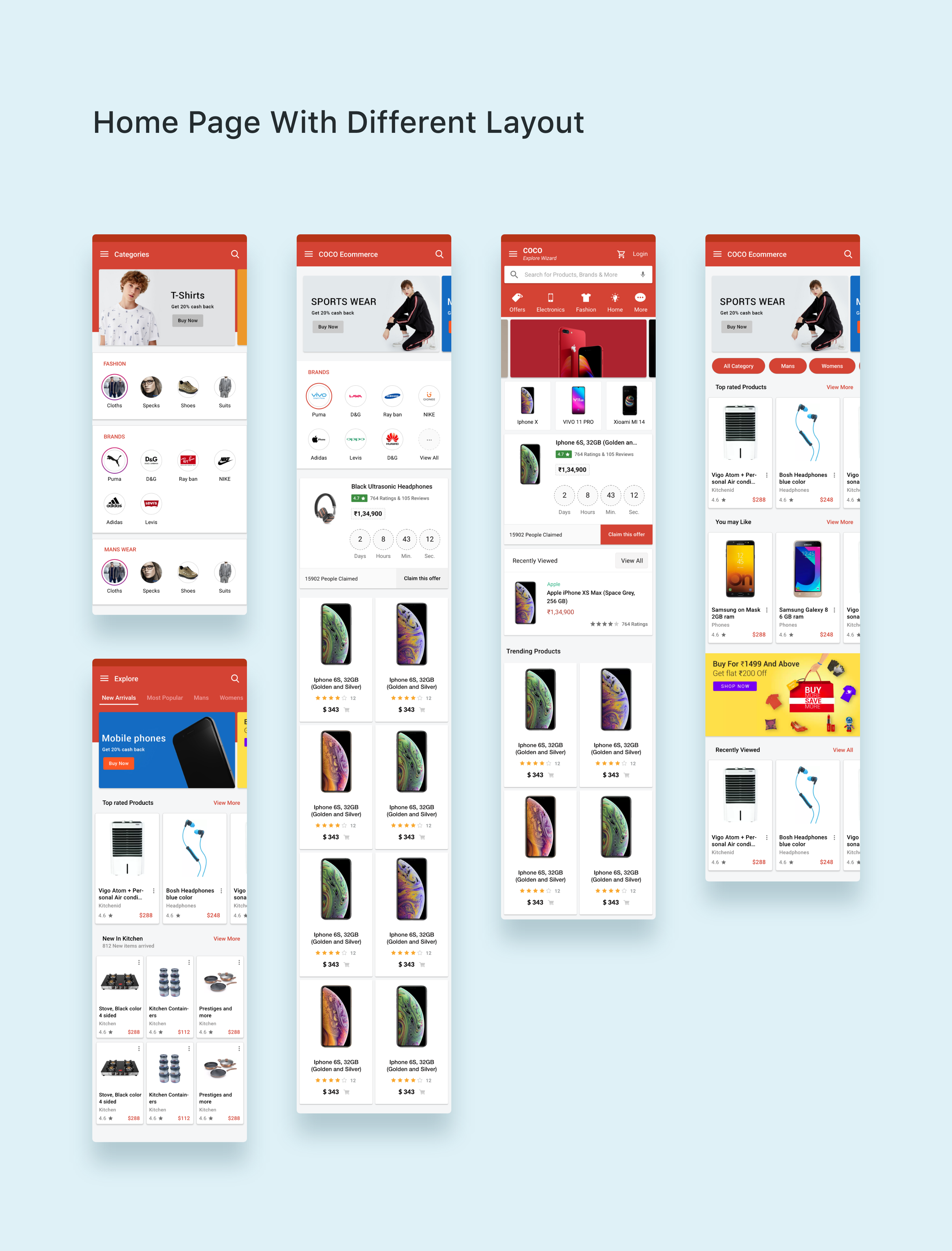 coco ecommerce android app template