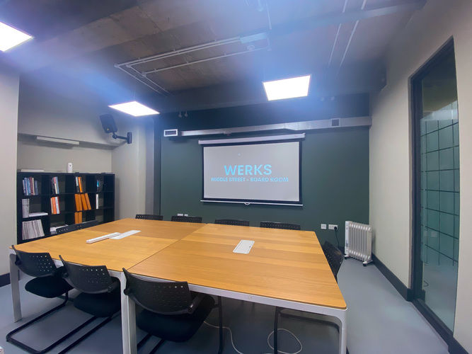 Board room at WERKS 15-17 Middle Street in Brighton on Tally Market