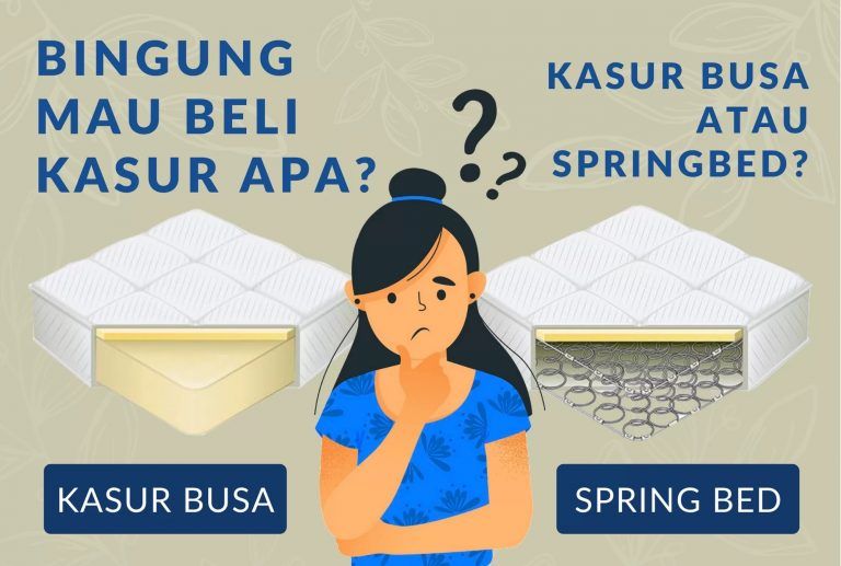 Bingung Pilih Kasur Busa Atau Springbed? Yuk Kenali Perbedaannya