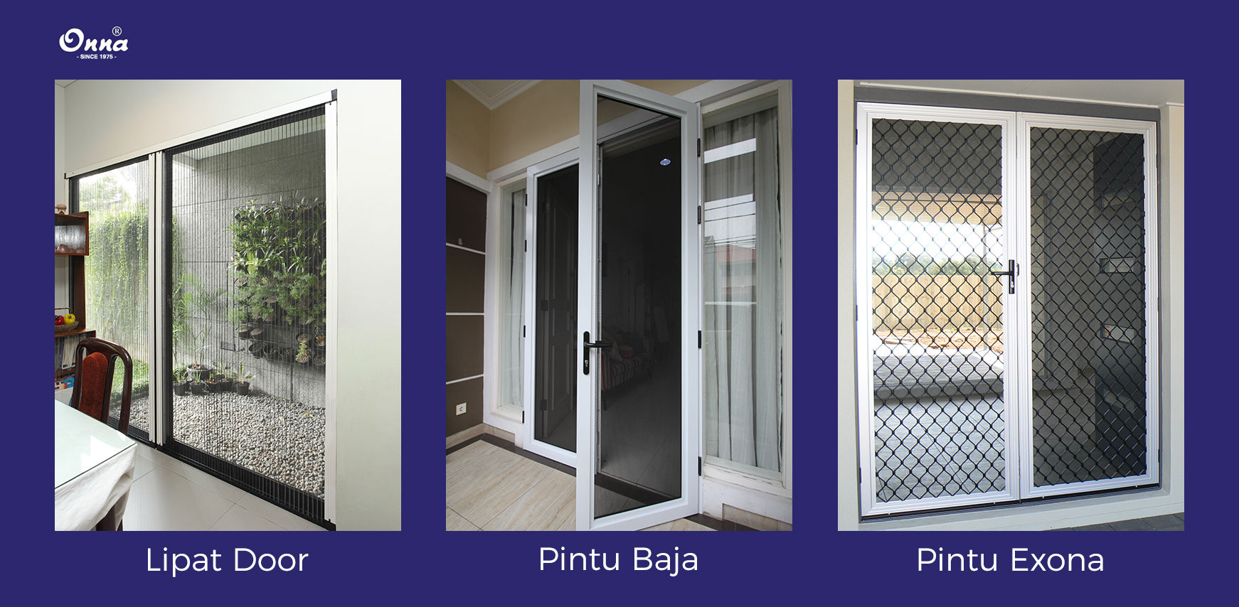 pintu kawat nyamuk baja