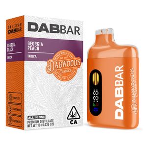 Georgia Peach by dab bar cart at ShowGrow