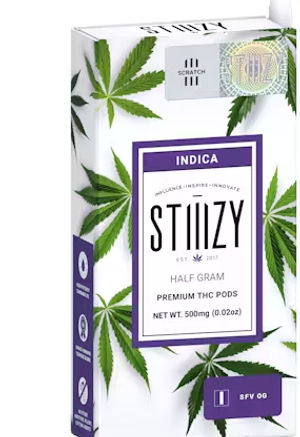 SFV OG by stiiizy cart at ShowGrow Long Beach Dispensary | Cannabis, Vapes, Edibles & Pickup