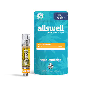 Tropicanna Live Resin by allswell cart at ShowGrow Long Beach Dispensary | Cannabis, Vapes, Edibles & Pickup