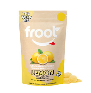 Lemon 1:1 THCv Sativa by froot edible at ShowGrow Long Beach Dispensary | Cannabis, Vapes, Edibles & Pickup