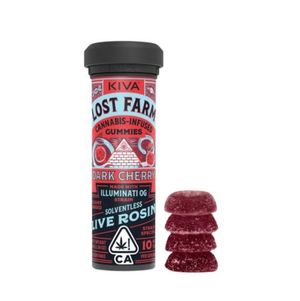 Dark Cherry Illuminati OG Rosin by lost farm edible at ShowGrow Long Beach Dispensary | Cannabis, Vapes, Edibles & Pickup