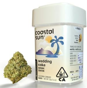 Wedding Cake by coastal sun flower at ShowGrow Long Beach Dispensary | Cannabis, Vapes, Edibles & Pickup