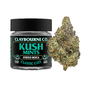 Kush Mints by claybourne co. at ShowGrow Long Beach Dispensary | Cannabis, Vapes, Edibles & Pickup