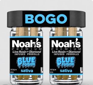 Blue Poison BOGO 10 pk by noah's premium preroll at ShowGrow Long Beach Dispensary | Cannabis, Vapes, Edibles & Pickup