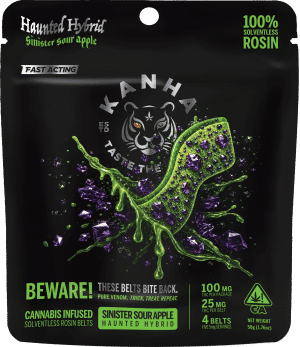 Sinister Apple Crunch  Rosin Belts by kanha edible at ShowGrow