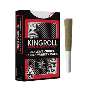 Dealer's Choice  Variety #8 4pk by kingroll preroll at ShowGrow Long Beach Dispensary | Cannabis, Vapes, Edibles & Pickup