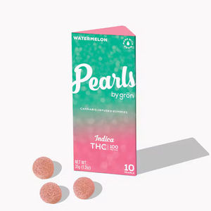 Watermelon  Gummy Pearls by grön edible at ShowGrow Long Beach Dispensary | Cannabis, Vapes, Edibles & Pickup