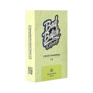 Zour Apple Liquid Diamonds by bad batch cart at ShowGrow