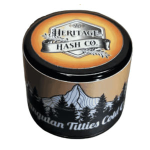 Orangutan Titties Cold Cure Live Rosin by heritage hash co. concentrate at ShowGrow Long Beach Dispensary | Cannabis, Vapes, Edibles & Pickup