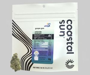 Grape Gas by coastal sun flower at ShowGrow Long Beach Dispensary | Cannabis, Vapes, Edibles & Pickup