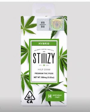 Birthday Cake by stiiizy cart at ShowGrow Long Beach Dispensary | Cannabis, Vapes, Edibles & Pickup
