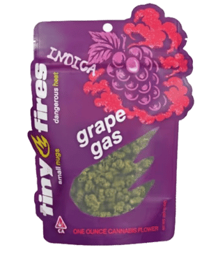 Grape Gas by tiny fires flower at ShowGrow Long Beach Dispensary | Cannabis, Vapes, Edibles & Pickup