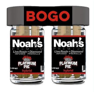 Platinum Pie BOGO 10 pk by noah's premium preroll at ShowGrow Long Beach Dispensary | Cannabis, Vapes, Edibles & Pickup
