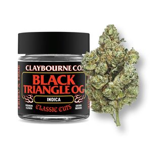 Black Triangle OG by claybourne co. at ShowGrow Long Beach Dispensary | Cannabis, Vapes, Edibles & Pickup