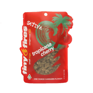 Tropicana Cherry by tiny fires flower at ShowGrow Long Beach Dispensary | Cannabis, Vapes, Edibles & Pickup