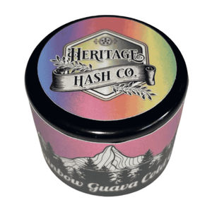 Rainbow Guava Cold Cure Live Rosin by heritage hash co concentrate at ShowGrow Long Beach Dispensary | Cannabis, Vapes, Edibles & Pickup