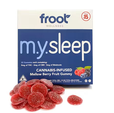 M.Y. Sleep 5:2 THC:CBN by froot edible at Haven