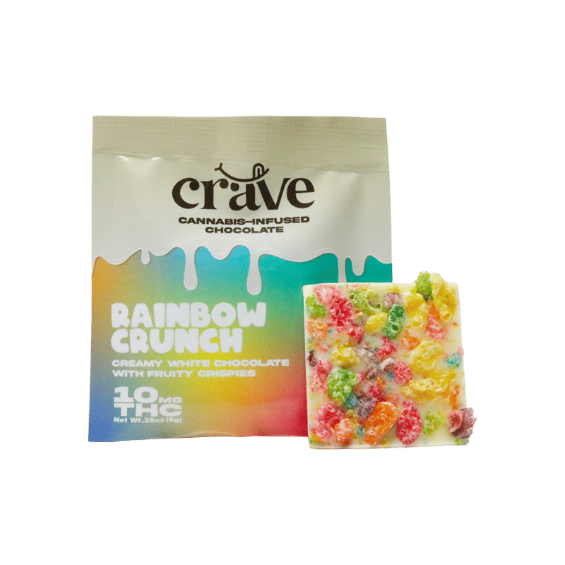 Mini Rainbow Crunch Chocolate by crave edible at Haven