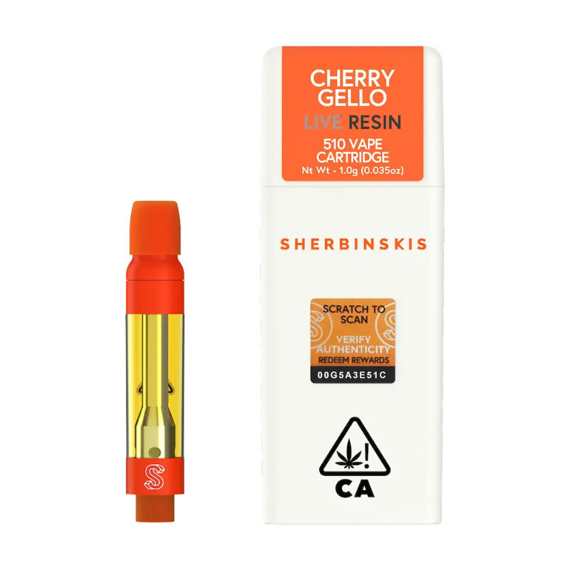 Cherry Gello Live Resin by sherbinskis cart at Haven