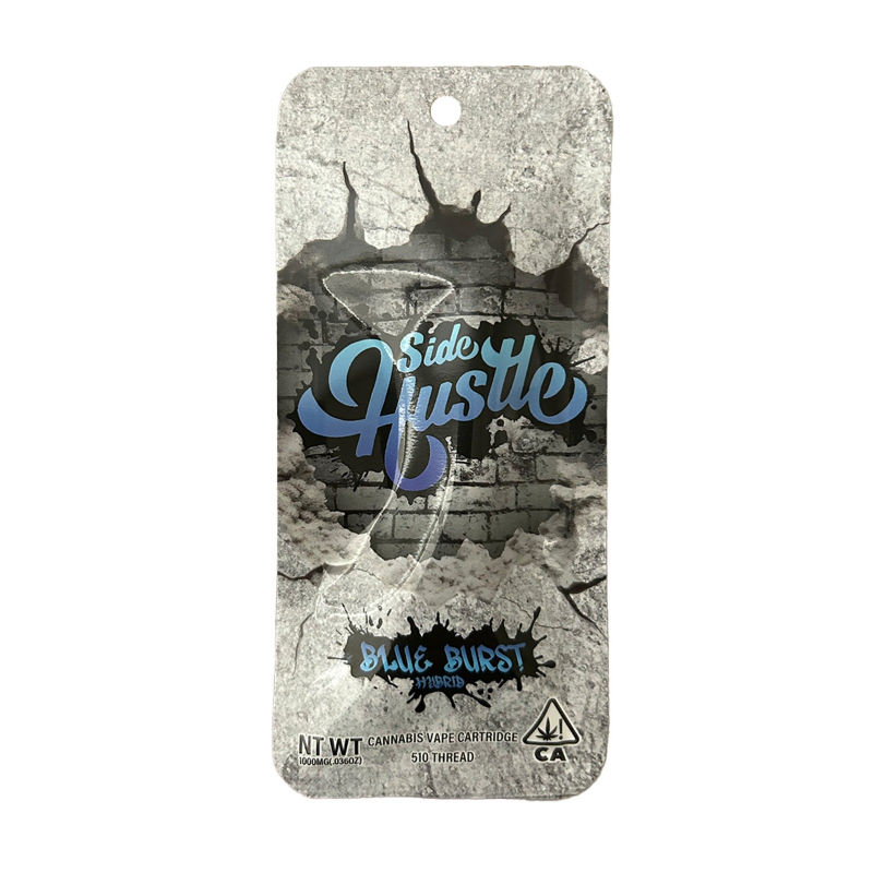 Blue Burst by side hustle cart at Haven