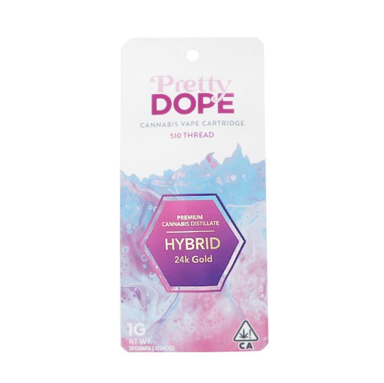 24k Gold by pretty dope cart at Haven