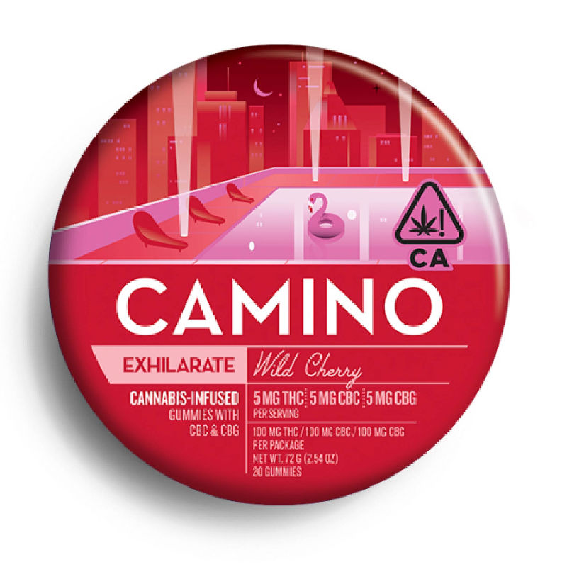 Wild Cherry 1:1:1 THC:CBC:CBG by camino gummies edible at Haven